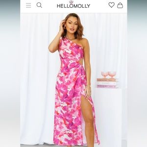 Hello Molly midi dress with cut out